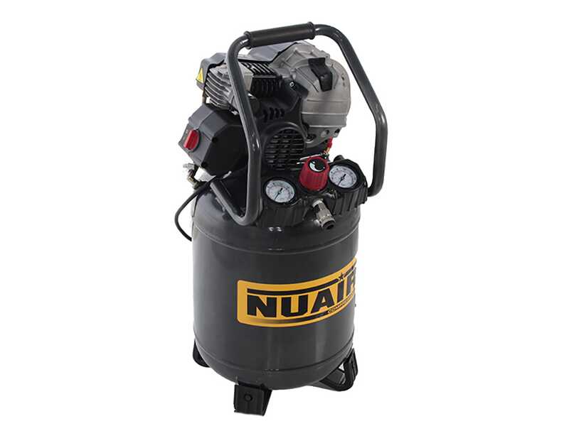 Nuair FU 227/10/24V - Portable Electric Air Compressor - 2 Hp Motor - 24 L