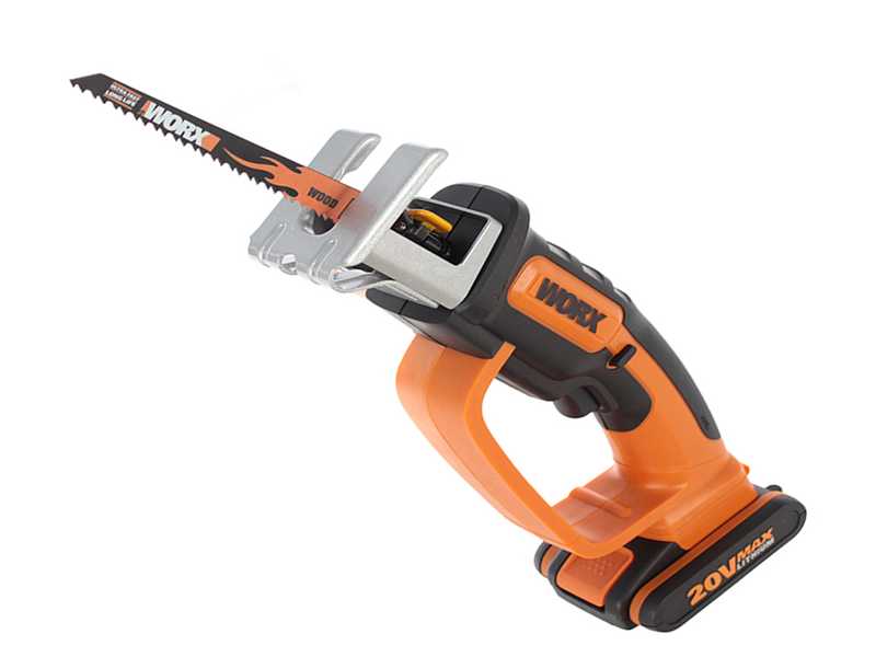 Battery powered shop hacksaw
