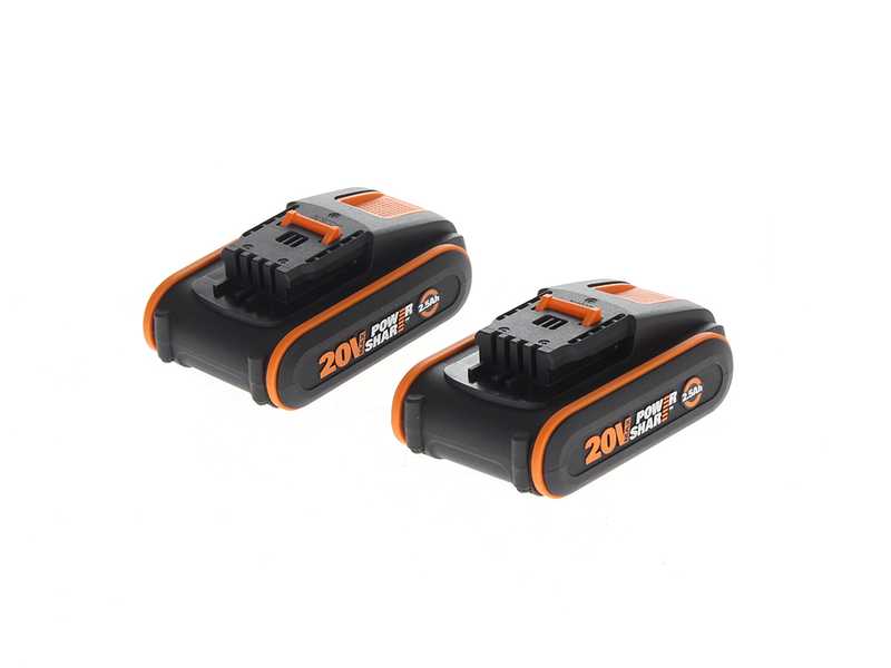 Worx WG779E - Battery-powered Lawn Mower - 2x20V/2,5Ah -  34 cm Cutting Width