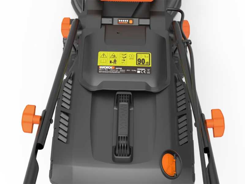 Worx WG779E - Battery-powered Lawn Mower - 2x20V/2,5Ah -  34 cm Cutting Width