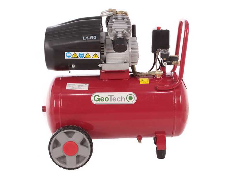 GeoTech AC50-10-30VC - 50L Electric Air Compressor - 3 Hp Motor