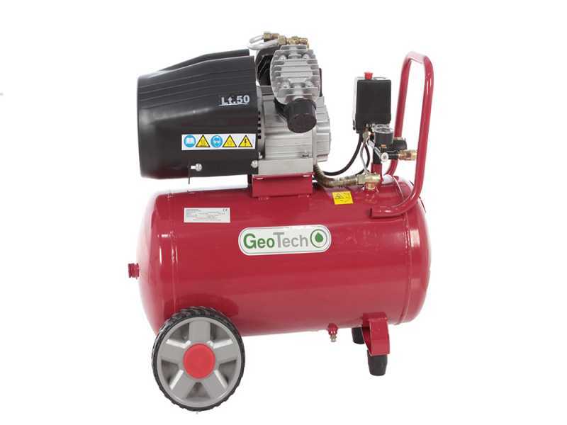 GeoTech AC50-10-30VC - 50L Electric Air Compressor - 3 Hp Motor