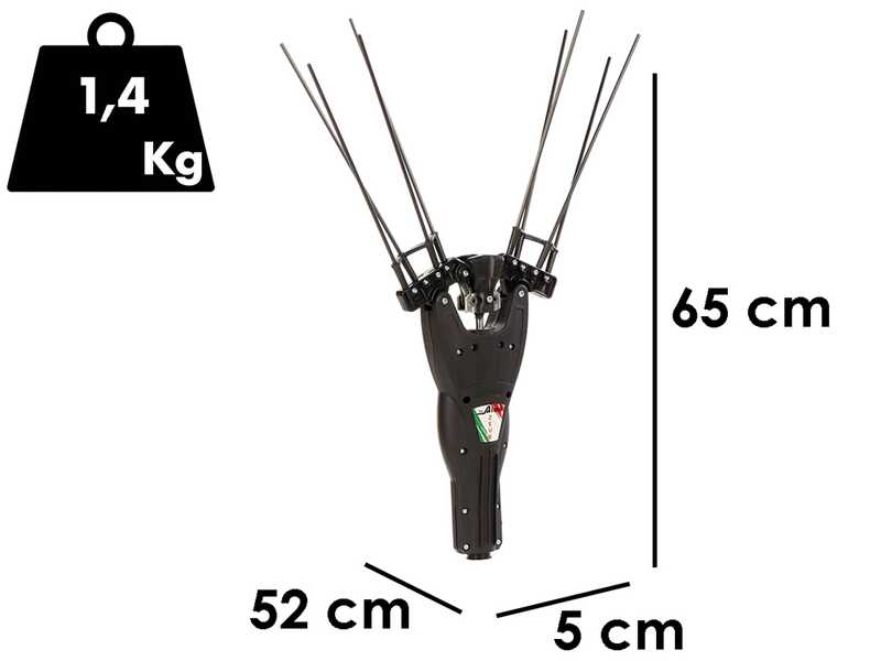 Attila GX 35 - Olive Harvester + Multi-purpose Brush Cutter with Honda Engine