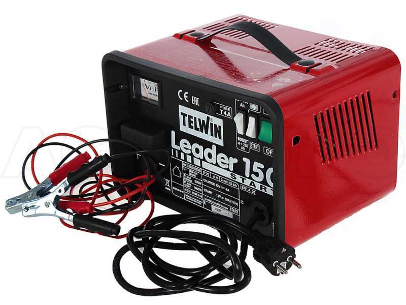 Telwin Leader 150 Car Battery Charger and Starter - WET/START-STOP 12V batteries