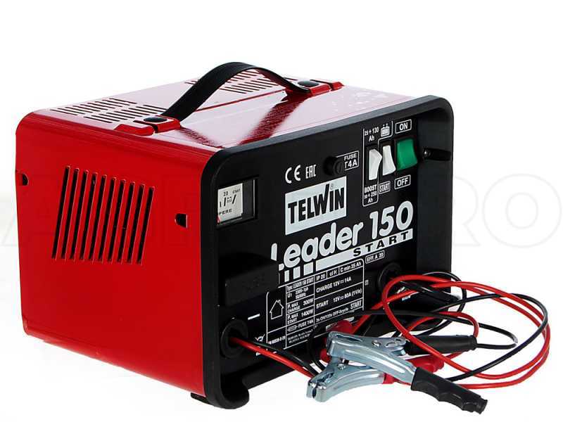 Telwin Leader 150 Car Battery Charger and Starter - WET/START-STOP 12V batteries