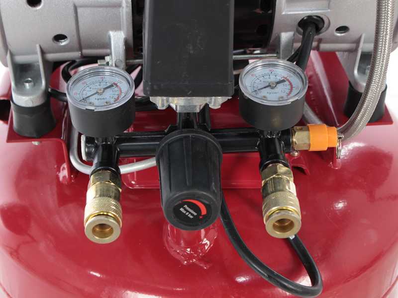 GeoTech S-AC50V-10-15C - Oilless Electric Air Compressor - 1.5 Hp Motor - 50 L Vertical Silenced