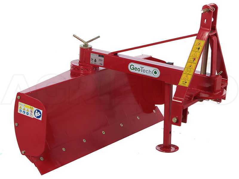 GeoTech DL120 Tractor-mounted Grader Blade - 360&deg; Rotation and Adjustable Arm