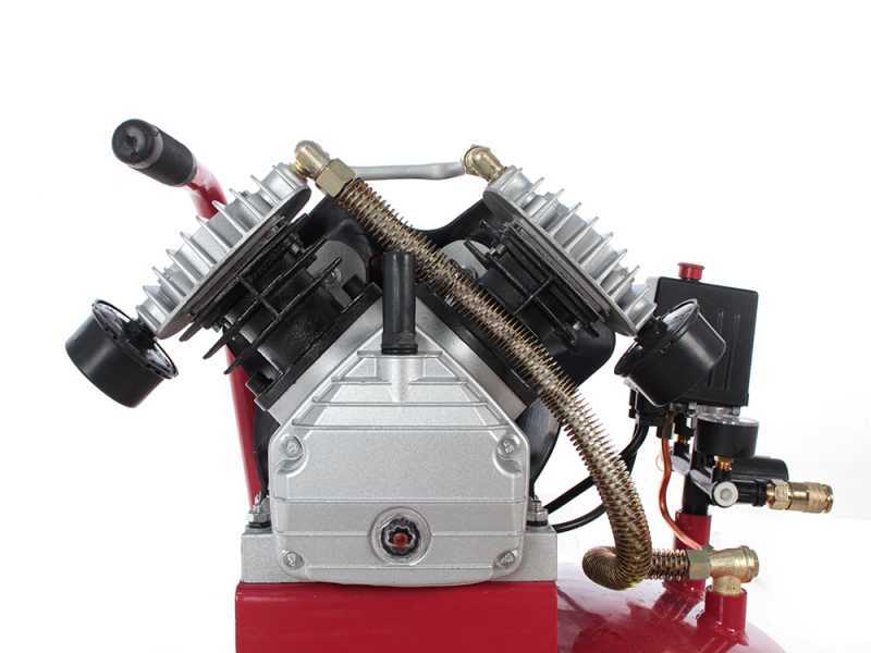 GeoTech AC50V-10-30VC - Vertical Wheeled Electric Air Compressor - 3 Hp Motor - 50 L compressed air