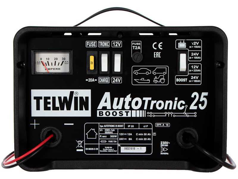 Chargeur de batterie auto et mainteneur Telwin Autotronic 25 Boost -  batteries au Plomb 12/24V