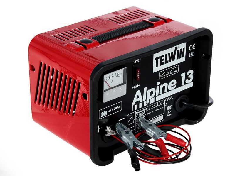 Telwin Alpine 30 Boost Battery Charger - WET batteries with 12/24V voltage - 800 W