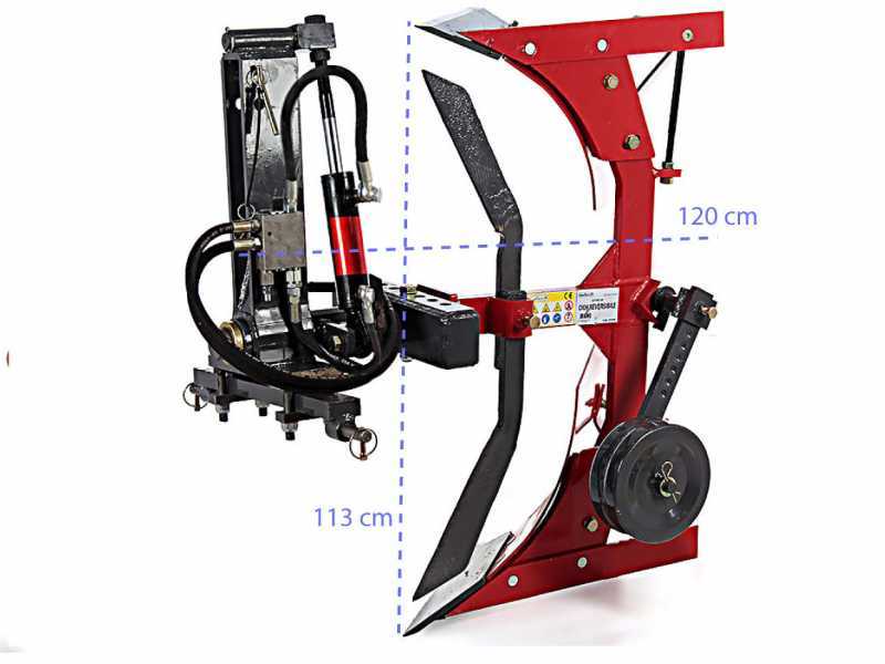 Geotech DKH - Tractor-mounted Hydraulic Reversible Furrow Plough