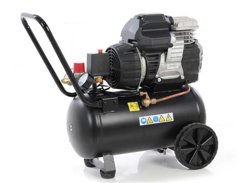 STANLEY DST 150/8/24 SXCMS1324H Electric Wheeled Air Compressor - 24 L -  oilless - Assembly tutorial 