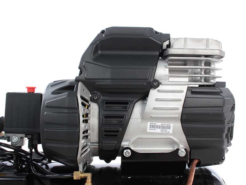 Stanley sil air 244/24 - Electric Wheeled Air Compressor - 1.5 Hp - 24 L Oilless - Silenced