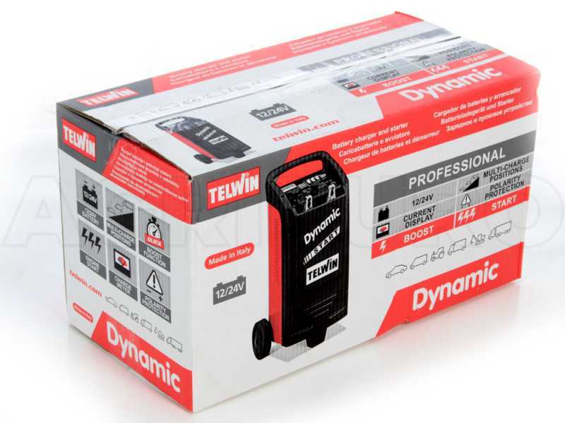 Telwin Dynamic 320 Start Car Battery Charger and Starter - WET/START-STOP 12/24V batteries