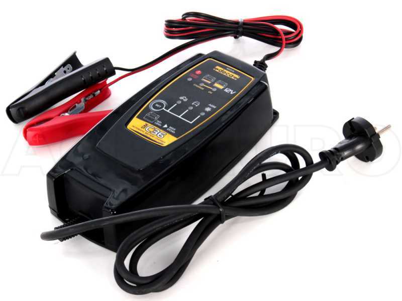 Deca SM C36 Automatic Car Battery Charger - 12V - Car and Motorcycle Batteries up to 75Ah