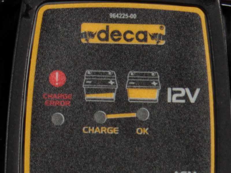 Deca SM C36 Automatic Car Battery Charger - 12V - Car and Motorcycle Batteries up to 75Ah