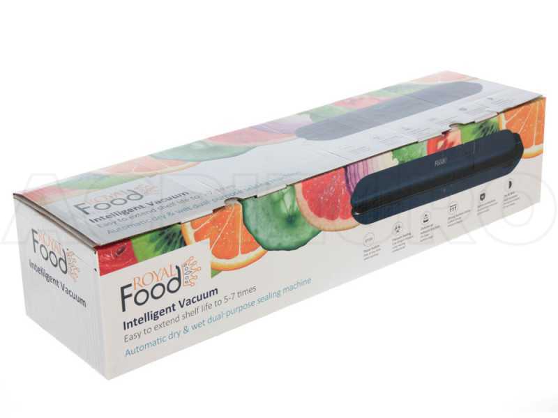 Royal Food VS30E Extra Slim Black - Vacuum Sealer - 30 cm Sealing Bar