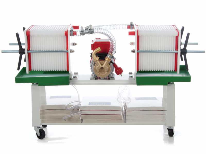 Rover Colombo 36 - Cartridge filter for wine on wheels - Bronze pump