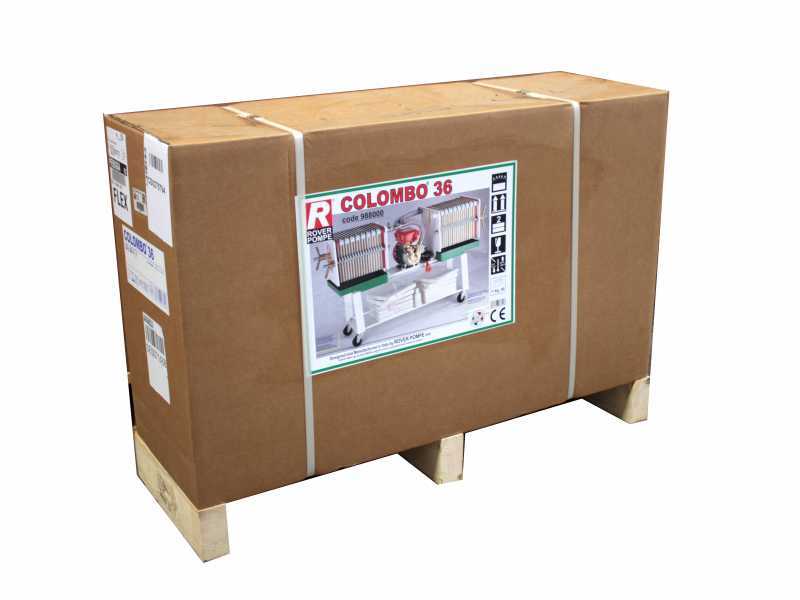 Rover Colombo 36 OIL -  Wheeled Oil Carton Filter- Stainless Steel Pump
