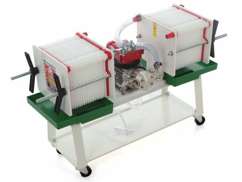 Rover Colombo 36 OIL -  Wheeled Oil Carton Filter- Stainless Steel Pump