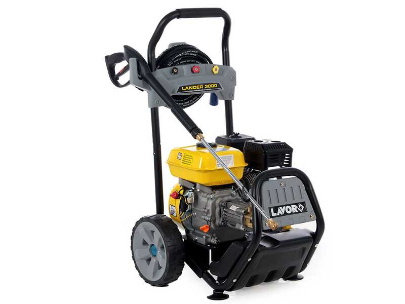 Lavor Lander 3000 Petrol Pressure Washer with 196 cc Petrol Engine - 210 bar