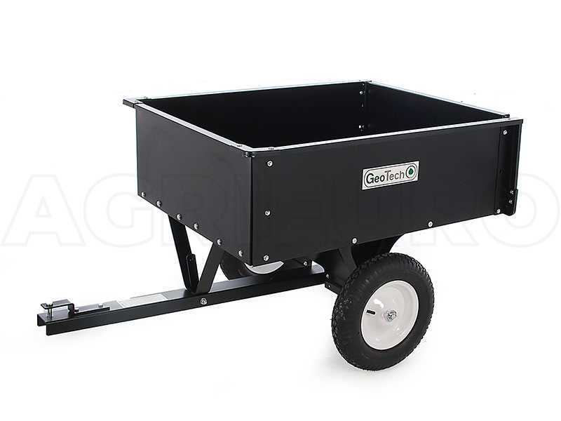 GeoTech TC3080D Metal Tilting Trailer for Riding-on Mower, 97x76 cm (33 cm Height) - Loading Platform