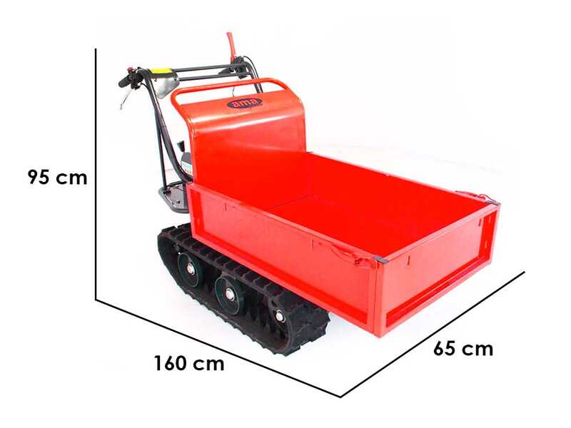 AMA TAG300T  Tracked Power Barrow - Extendable Barrow - Load capacity 300 Kg