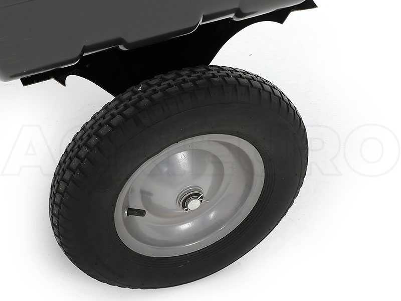 GeoTech TC3080PL lawn tractor trailer - trailer with plastic tub - 121x93(h 29 cm)