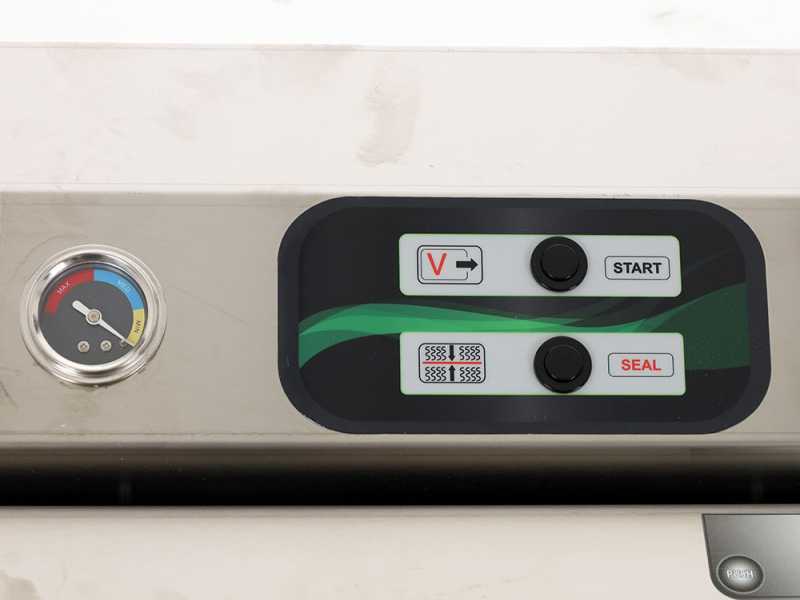 MINI Euro 360 INOX Vacuum Sealer + Vacuum Gauge - 37 cm Sealing Bar