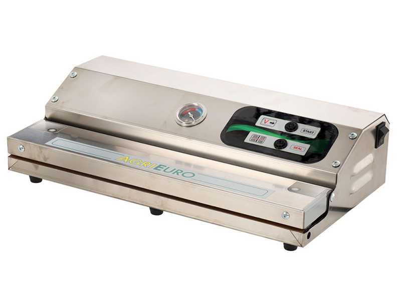 BIG Euro 460 INOX Vacuum Sealer + Vacuum Gauge - 37 cm Sealing Bar