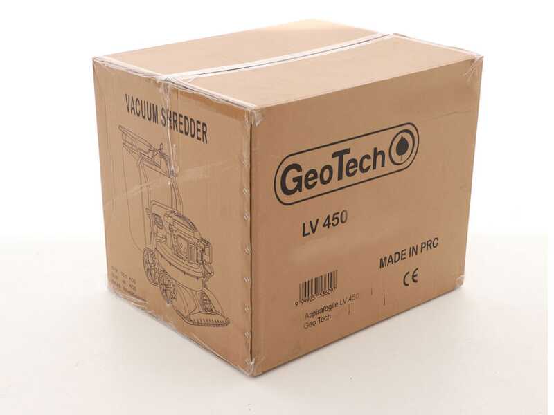 GeoTech LV 450 SP - Self-propelled petrol leaf vacuum - Loncin 159 cc