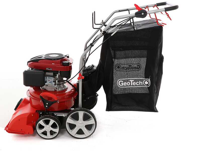 Self propelled shop lawn vacuum