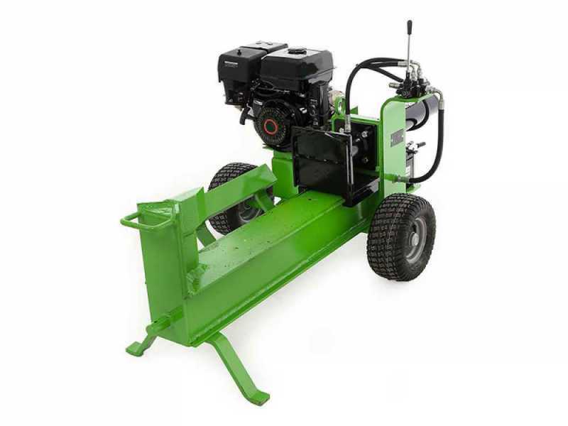 Wheeled Horizontal Log Splitter with 4-stroke Petrol Engine - 20 Tons