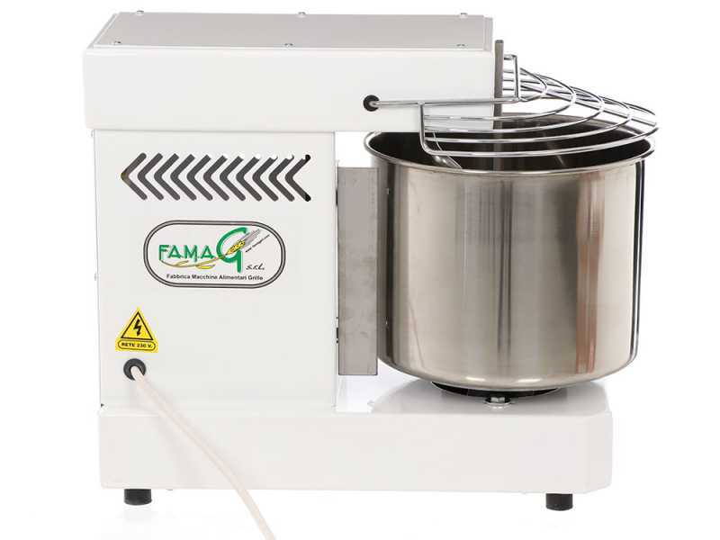 Famag IM 8 single-phase electric spiral mixer - 8 kg