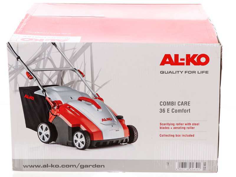 AL-KO Combi Care 36 E - Electric Lawn Scarifier 1500 W