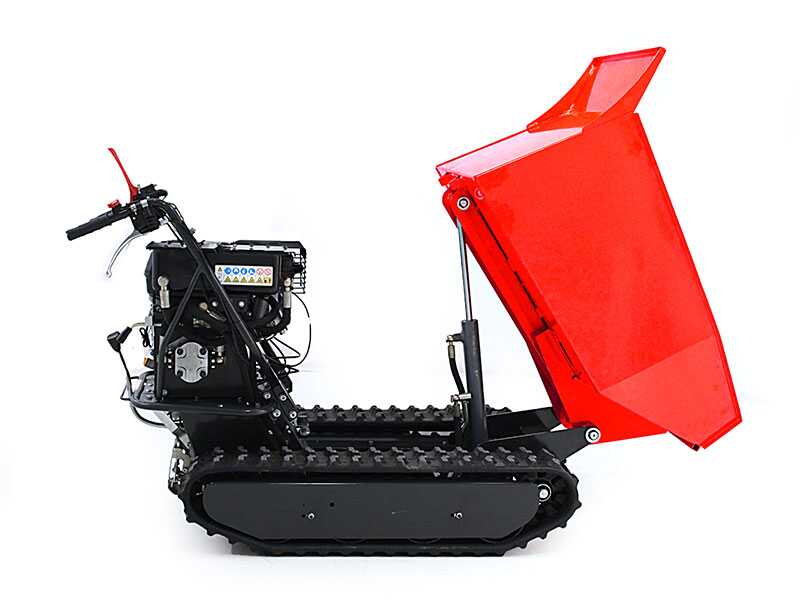 AMA TAG500TD Tracked Power Barrow - Hydraulic Dumper Barrow - Load capacity 500 Kg