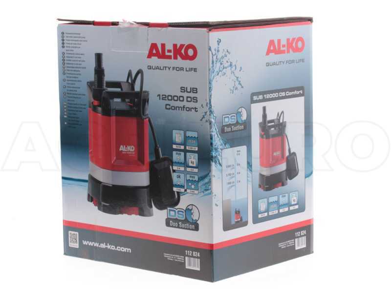 AL-KO SUB 12000 DS Comfort Electric Submersible Pump for clean water - 38 and 25 hose fitting
