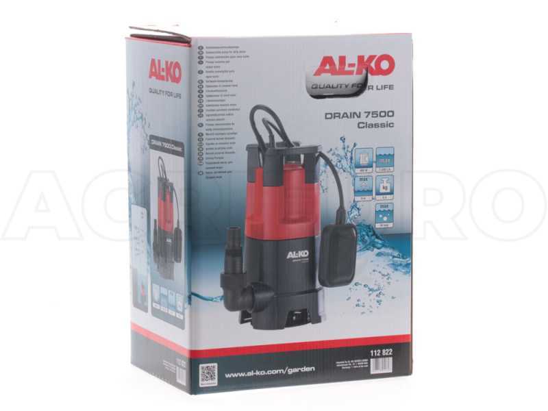 AL-KO DRAIN 7500 Classic 450W Electric Submersible Pump for dirty water - 38-25 joint