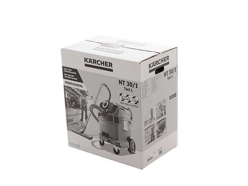 Karcher Pro NT 30/1 Tact L - Wet and Dry Vacuum Cleaner- 30 L Drum, 1200W