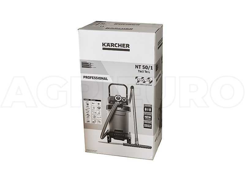 Karcher Pro NT 50/1 Tact Te L - Wet and Dry Vacuum Cleaner - 50 L Drum, 1300W