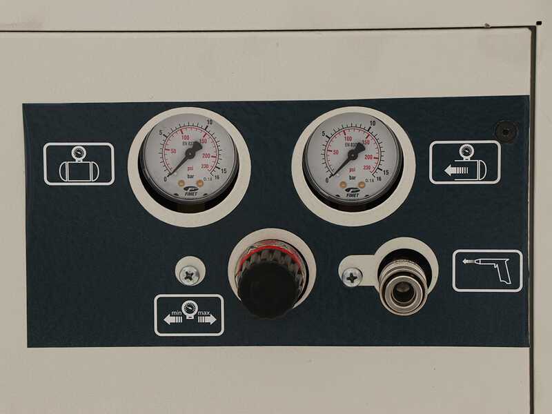 FIAC Silent AB90/360M - Single-phase electric belt-driven air compressor - 3 HP motor - 90 lt.