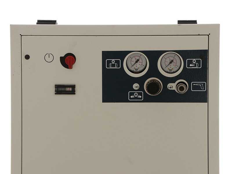 Fiac Silent AB200/360M - Wheeled Electric Air Compressor - Single-phase - Belt-driven - 3 Hp