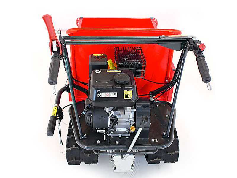 AMA TAG500T Tracked Power Barrow with extensible dumper - Load capacity 500 Kg