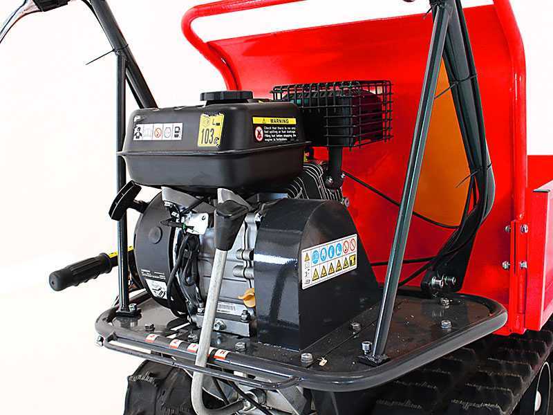 AMA TAG500T Tracked Power Barrow with extensible dumper - Load capacity 500 Kg