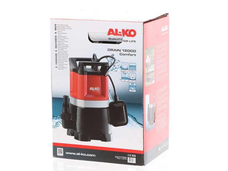 AL-KO DRAIN 12000 Comfort 850W Electric Submersible Pump for dirty water - 38-25 joint