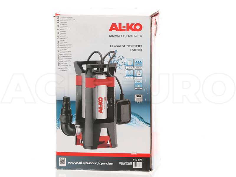 AL-KO DRAIN 15000 INOX 1100W Electric Submersible Pump for dirty water - 38-25 joint