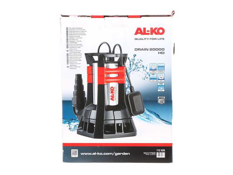 AL-KO DRAIN 20000 HD 1300W Electric Submersible Pump for dirty water - multiple joint
