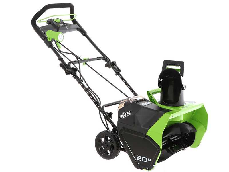Greenworks snow hot sale blower