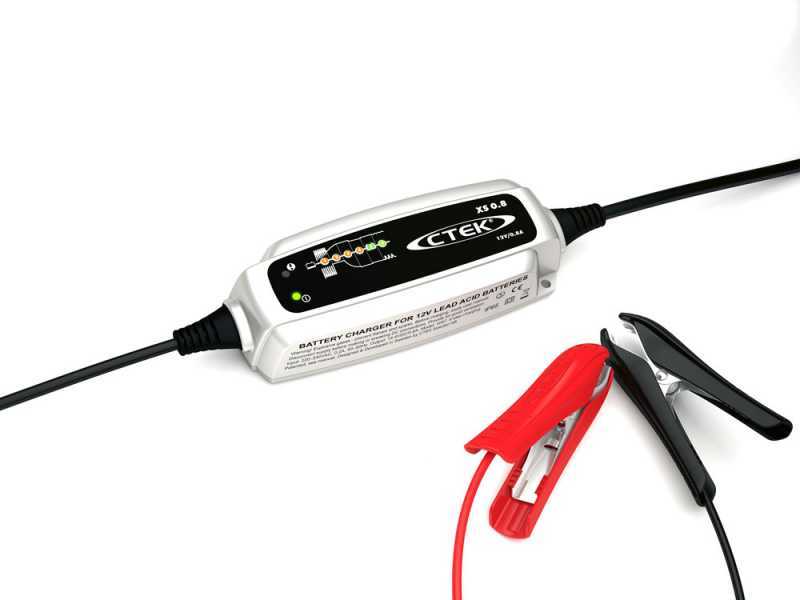 CTEK XS 0.8 Automatic Battery Charger and Maintainer - 12 V Batteries - 6 phases