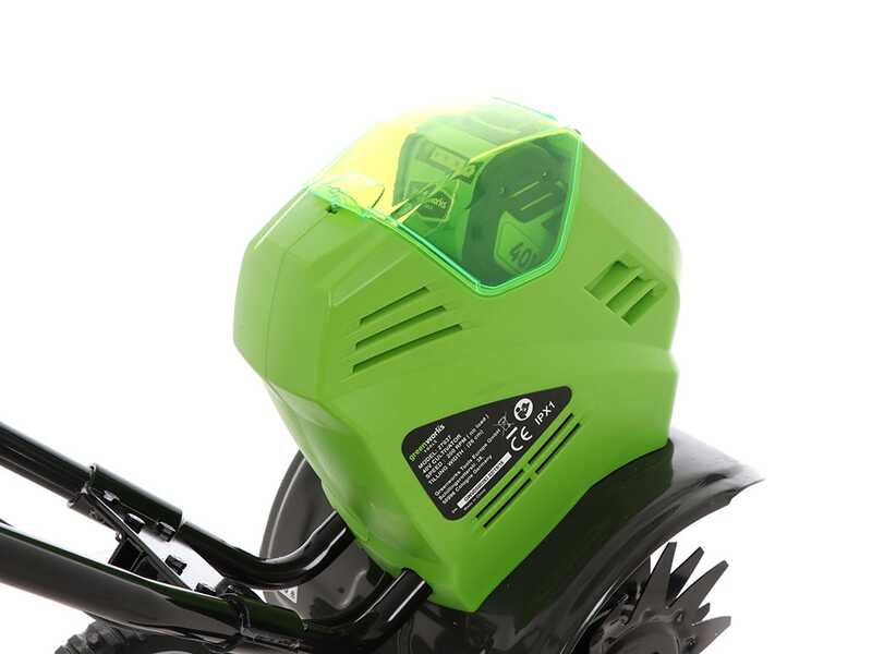 Greenworks G40TL - Battery-powered Wheeled GardenTiller - 40V 4 Ah 